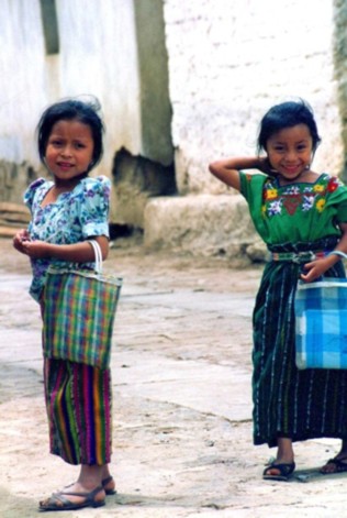 girls in Guatemala, world travel