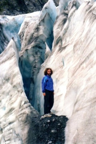 glaciar South Island New Zealand