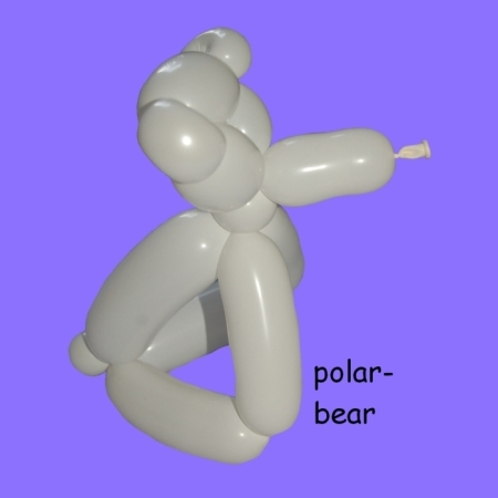 Polar bear balloon